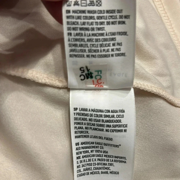 *NWT* American Eagle Fully Lined Rose Gold Sequin Sleeveless Mini Dress, Sz M - Picture 7 of 7